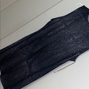 Black & Silver Mini Dress